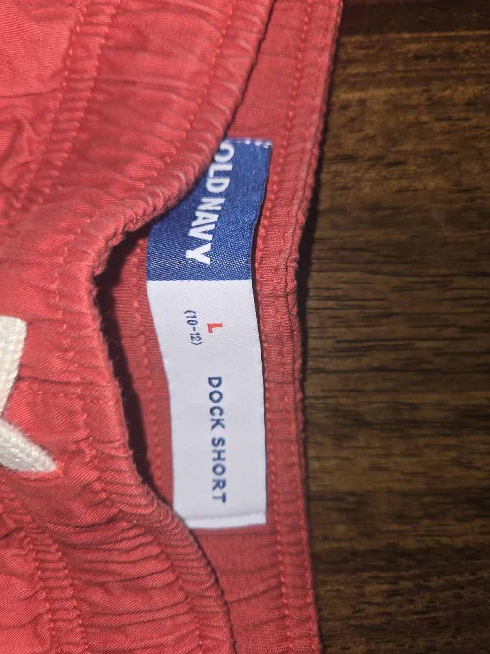 Old Navy Boys L (10-12) Coral-Red Drawstring  Shorts